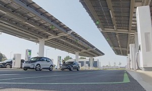 The Filling Station of the Future Is Here, and This One Is Just for EVs