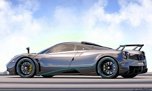 The Final Pagani Huayra Coupe Will Be Painted Like Lewis Hamilton’s F1 Car
