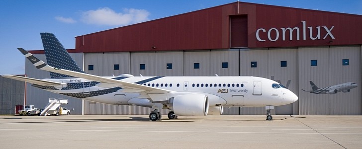 Comlux will complete the VIP cabin of the first ACJ TwoTwenty business jet