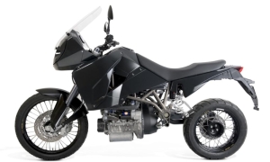 The First Diesel 2WD Motorcycle, from EVA
