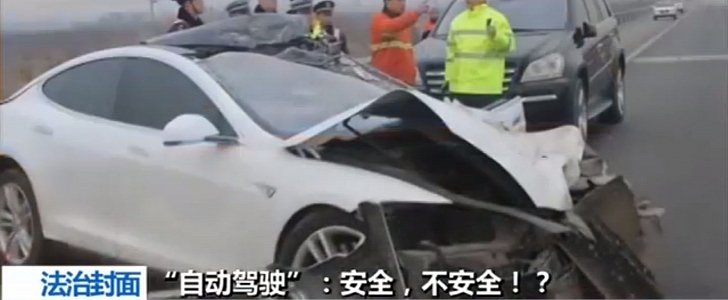 Tesla Model S fatal crash in China