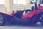 The First Full Photo of the Polaris Slingshot, Most Likely with a Front-Mounted Engine