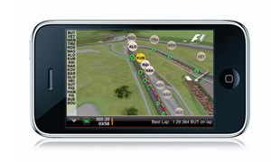 The First iPhone App for Tracking F1 Cars in Real Time
