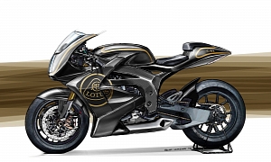 The First Lotus Motorcycle, Imagined by Luca Bar