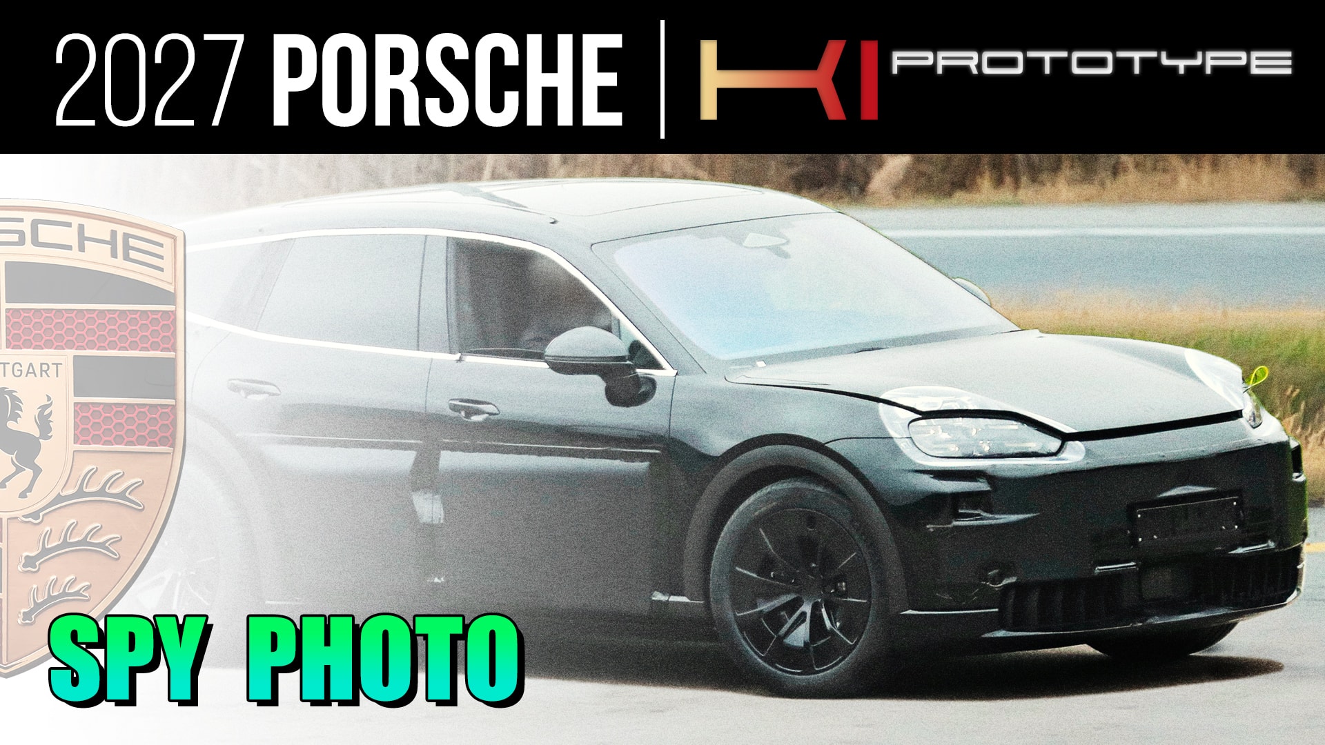 The First Porsche K1 Spy Pictures Confirm Details of the Rumored Electric Three-Row SUV