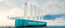 The First “Pure” Car Carrier Vessel, Powered by Wind, to Also Be the World’s Tallest Ship
