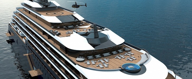 Evrima is the first Ritz-Carlton yacht to be built, ready to set sail in 2022