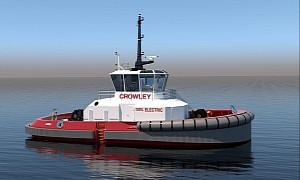 The First U.S. All-Electric Tugboat Is Out on Sea Trials