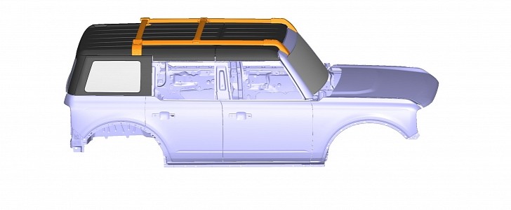 2021/2022 Ford Bronco ADV Fiberglass hardtop