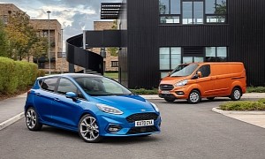 Ford Fiesta and a Couple of Transit Vans Were UK's Most Popular Vehicles in 2020