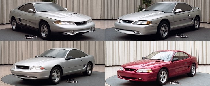 Ford Mustang fourth-gen mockups