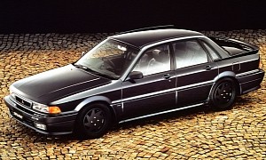 The Forgotten Story of the JDM-Spec, Affalterbach-Tuned Mitsubishi Galant AMG