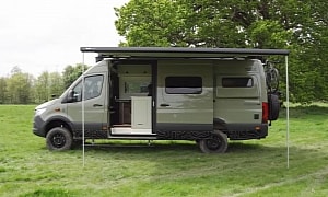 The "Freedom 4X" Camper Van Redefines Off-Grid Luxury, It's Jam-Packed With Cool Features