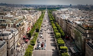 The French Iconic Avenue of Champs-Elysees Will Ban Cars for One Day Each Month