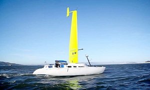 The Future's Wind-Powered Commuter Ferry Saves 40% of Fuel