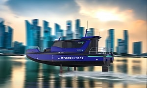 The Futuristic Hydroglider Was Selected by Singapore’s Maritime and Port Authority