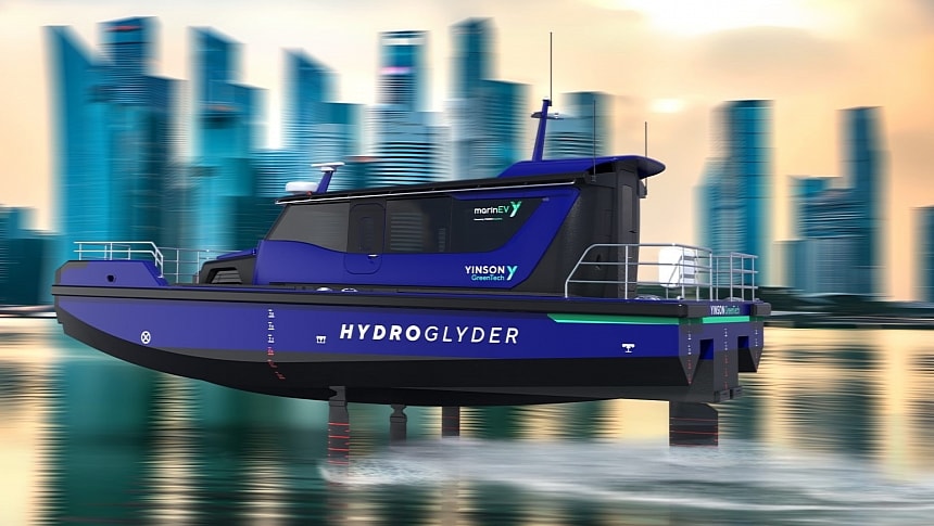 The Hydroglider was one of the 11 e-HC concepts selected by Singapore's MPA