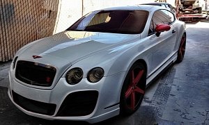 The Game Sends His Bentley Continental GT to the Shop for Maintenance