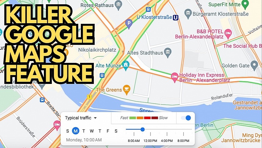 Google Maps traffic information