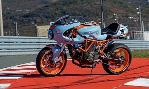 The Gulf Racing Livery Worn by This Custom Ducati 750SS Looks Fascinating