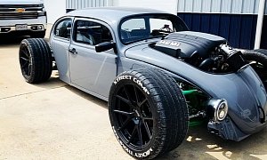 HEMI-Powered VW Beetle Rocks Front-Mounted V8, Is All-Muscle