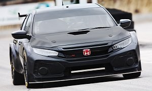 The Honda FK8 Civic Type R Touring Race Car Makes You Want to Hide Your Kids