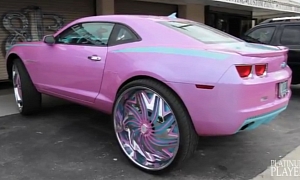 The Horror: Barbie’s Pink Camaro on 32-Inch Wheels
