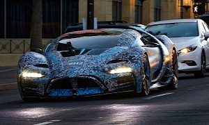The Hyperion XP-1 Supercar Is Totally Showing off in Los Angeles Traffic