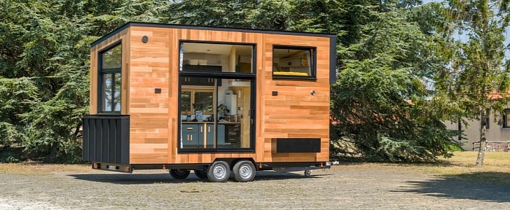 The ia Orana tiny house makes up for its compact footprint with plenty of glazing and smart design 
