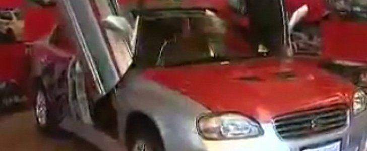 The Indian Version of Pimp My Ride Puts Lambo Doors on Crappy Suzuki Sedan