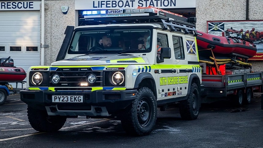 The INEOS Grenadier becomes a Search and Rescue Vehicle