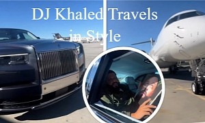 The Insanely Luxurious Way DJ Khaled Travels: In a Private Jet and a Rolls-Royce Phantom