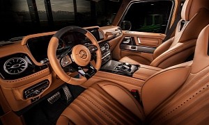 The Interior of This Mercedes-AMG G 63 4x4 Is Oh, So Brown!