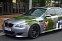 The Irony: BMW M5 With WW2 US Air Force Paintjob