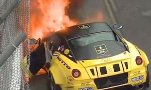 The Irony of the Ferrari 599 Formula Drift Fire, As Explained by The Driver