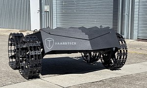 The Jaeger-C Robotic Vehicle Can Ambush and Destroy Tanks in Full Goliath Mode