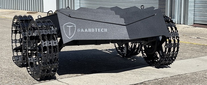 The Jaeger-C unmanned vehicle can carry out ambush attacks against tanks