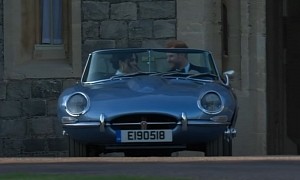 The Jaguar E-Type Meghan Markle and Prince Harry Drove at Wedding Hides Secret Message