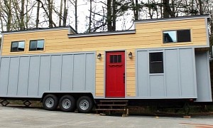 The Juniper Is a Customizable Tiny House With a Fully Functional Kitchen and Two Lofts