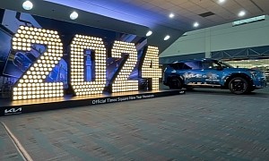 Kia EV9 Goes on a Road Trip, Takes 2024 Numerals to Times Square in New York