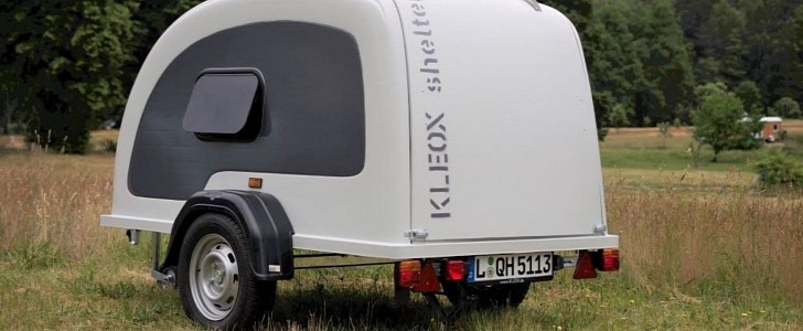The Kleox Shelter Is a Very Cheap Teardrop Trailer Designed Like a Tent