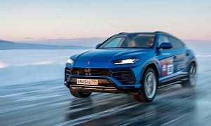 The Lamborghini Urus Is Officially the World’s Fastest SUV on Ice