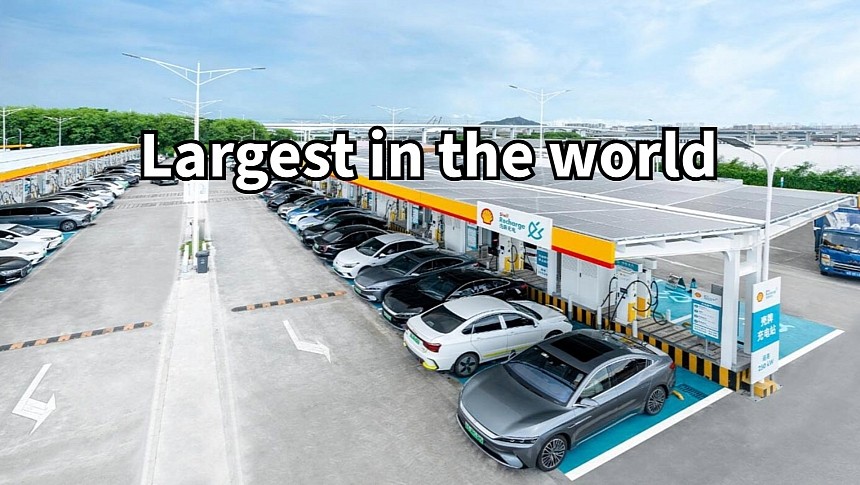 Shell opened the largest DC fast-charging station in the world