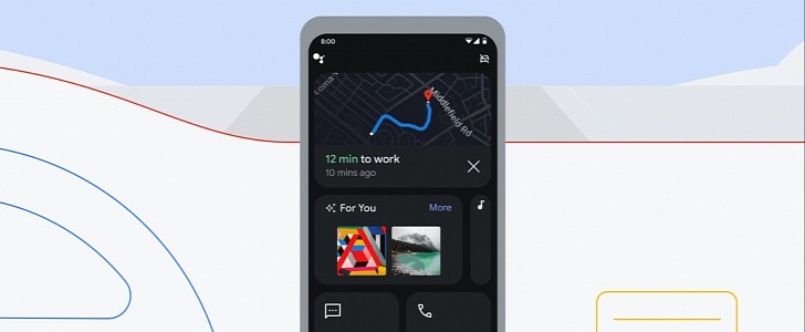 The new Google Maps driving mode