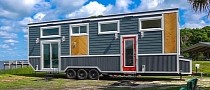 The Lee Tiny House Is the Perfect Beach House, as Its Design Opens Up to the Outdoors