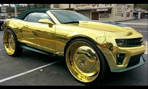 Legend Says That at the End of the Rainbow, You’ll Find This Gold Chevy Camaro