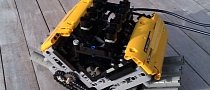 This Lego V8 Engine and Six-Speed Sequential Gearbox Sound Like Fun