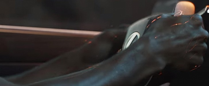The Lexus Concept car gets one more teaser, showing a yoke-like steering wheel