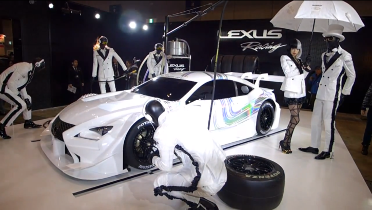 Lexus Racing Booth at 2014 Tokyo Auto Salon