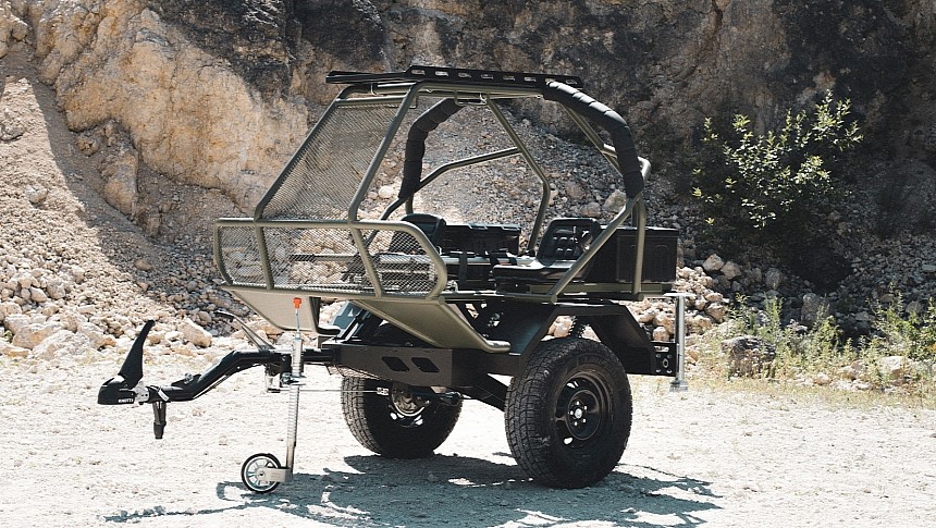 The Life Chariot is an off-road trailer designed to help medical evacuation teams